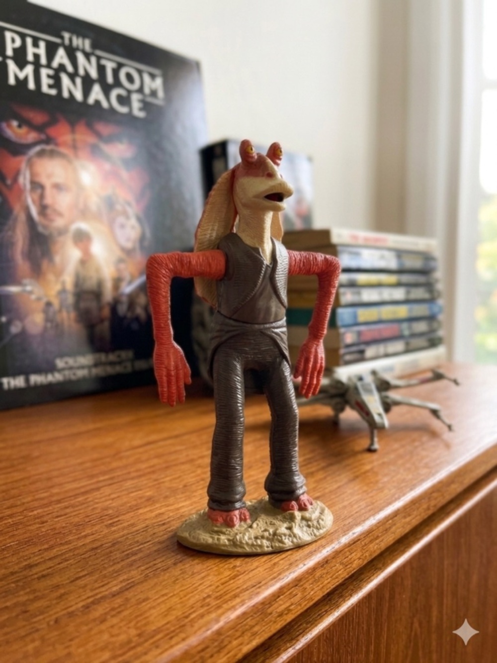 1999 Applause Star Wars Episode I Jar Jar Binks 7" Figure Phantom Menace